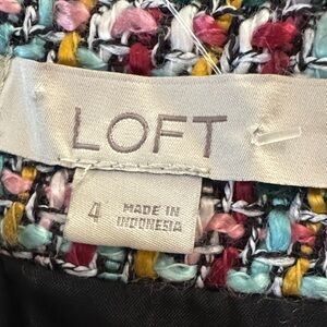 LOFT Colorful Tweed Kids Skirt